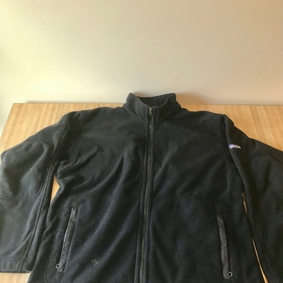 PATAGONIA Vintage Synchilla Sweatshirt Pullover Fleece Black Full ZIp 26510 - Picture 1 of 13